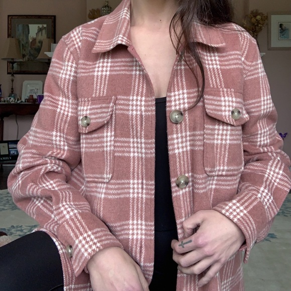 NWOT Tribal Jeans Plaid Shacket - Picture 1 of 10